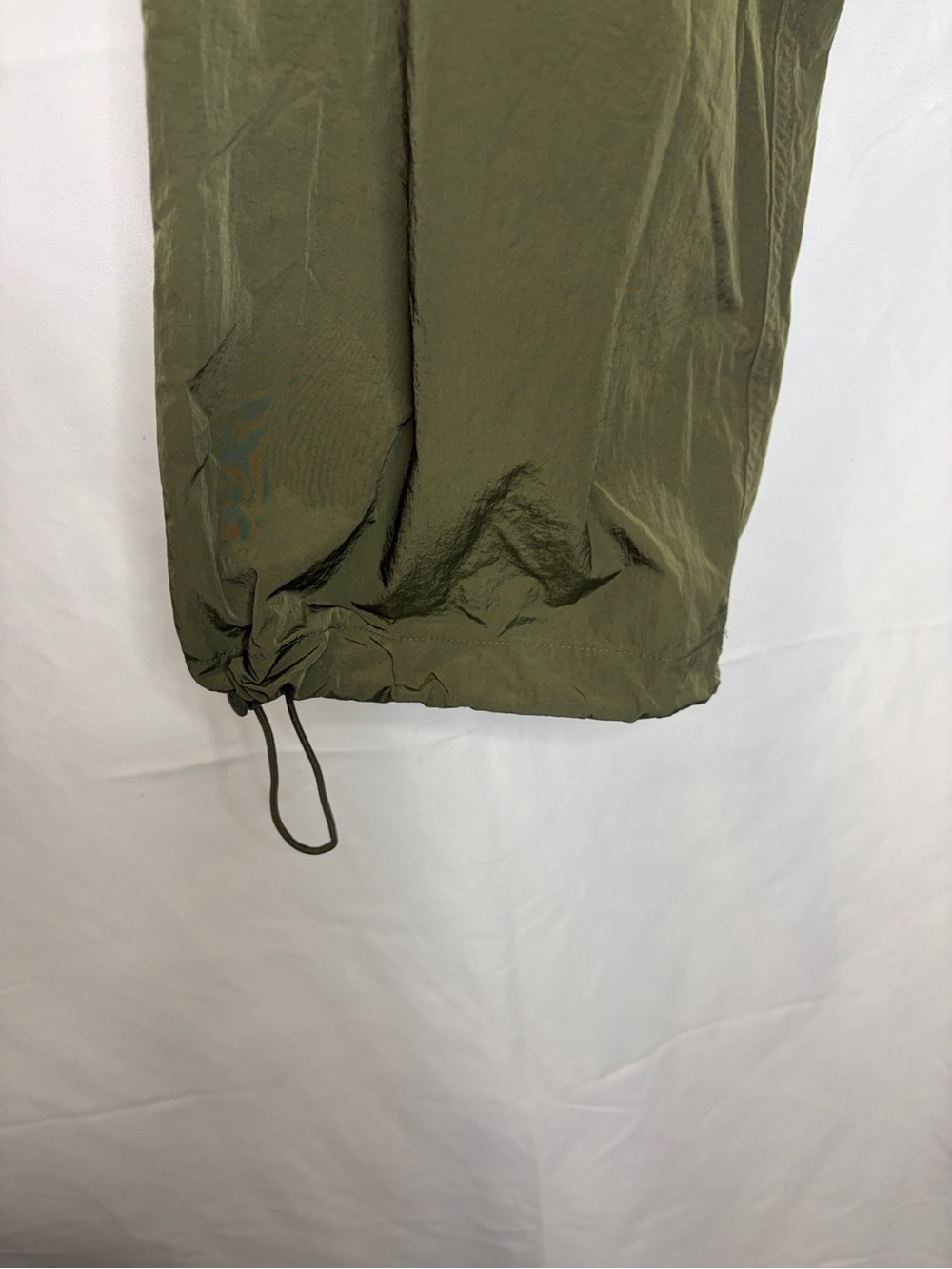 Victoria’s Secret PINK Olive Green Parachute Cargo Pants Y2K Utility Size L - Picture 6 of 13